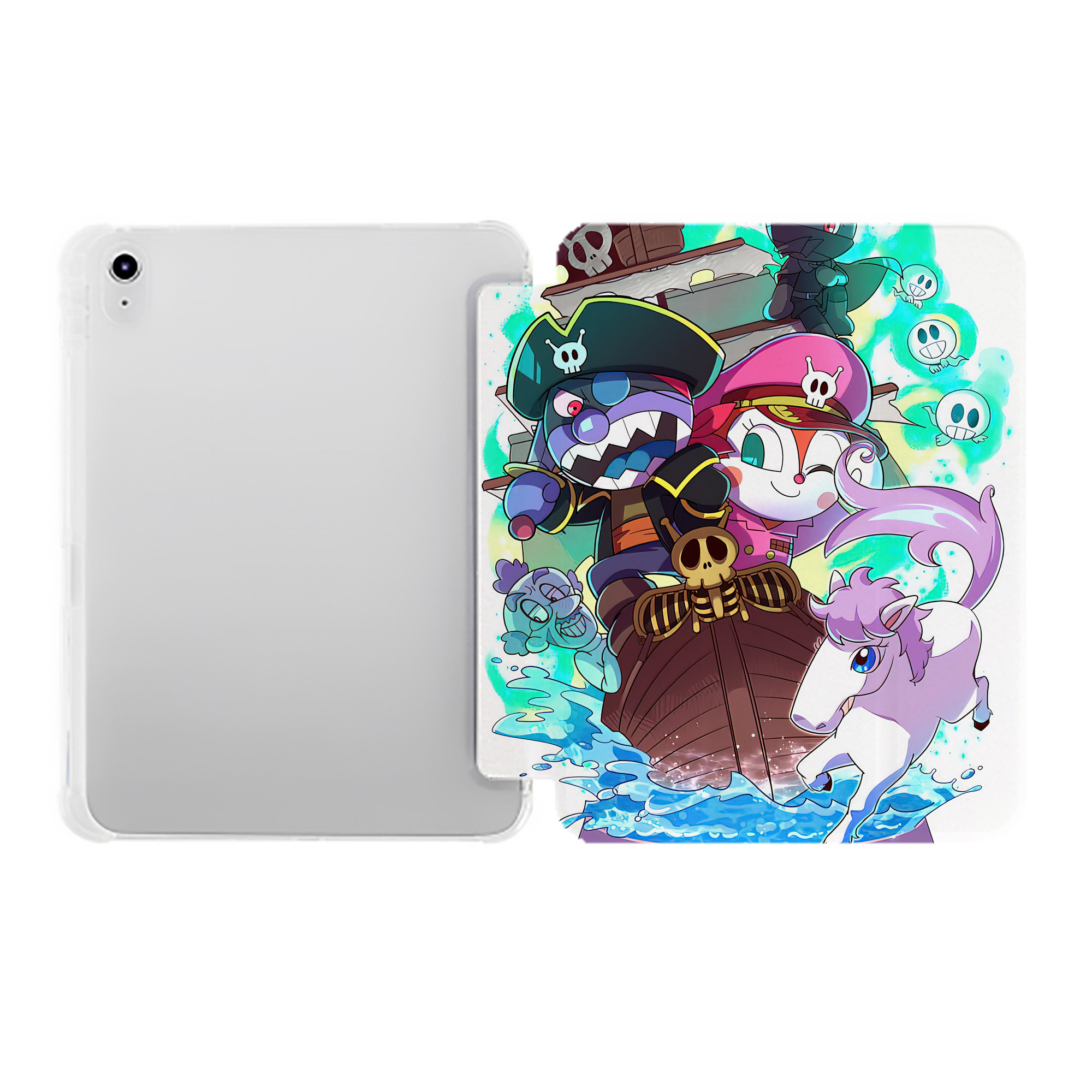 （画像用） アンパンマン Anpanman IPad ケース ペン収納付き 三つ折りスタンド PUレザー×シリコン 対応機種9.5/10.5/10.9インチ